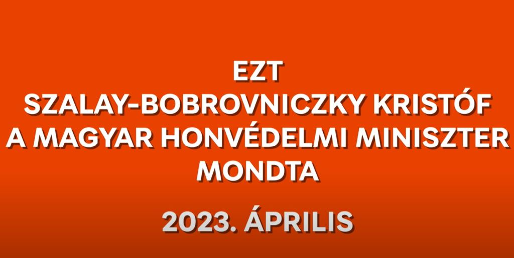 A háború és a hazugság kormánya – LELEPLEZŐ VIDEÓ (Szalay-Bobrovniczky Kristóf)