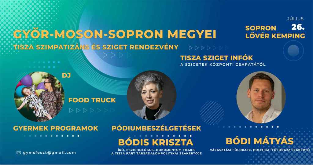 ELMARAD! Megérkezik az első GYMS MEGYEI TISZA FESZTIVÁL! (‘25.07.26.)