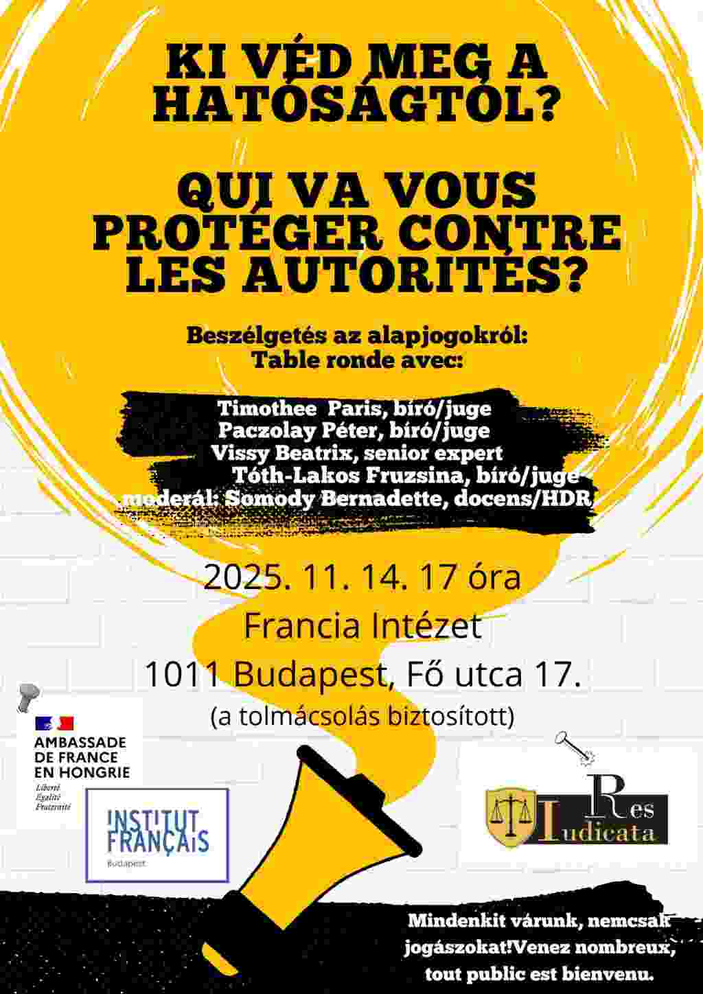 Ki véd meg a hatóságtól? Beszélgetés az alapjogokról. – Res Iudicata (2025.11.14.)