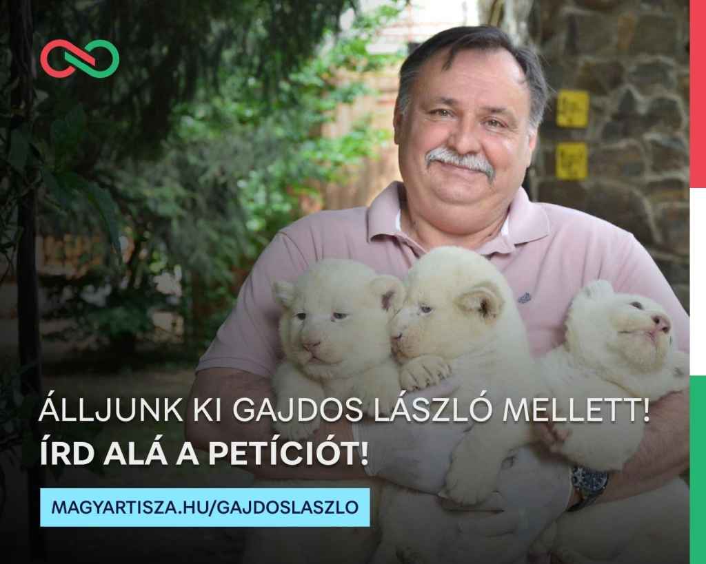 Álljunk ki Gajdos László, a Nyíregyházi Állatpark szeretett és elismert igazgatója mellett!